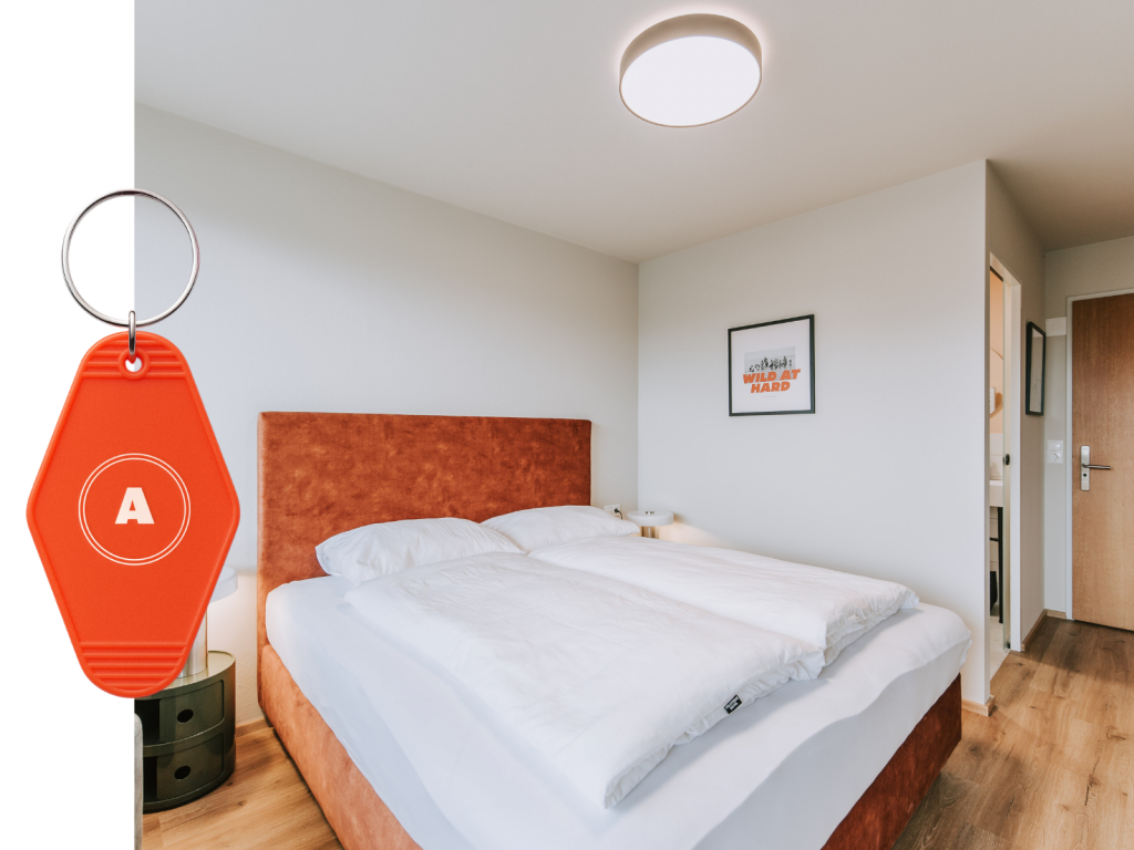 Standart Comfort Doppelzimmer im Velotoque Hotel
