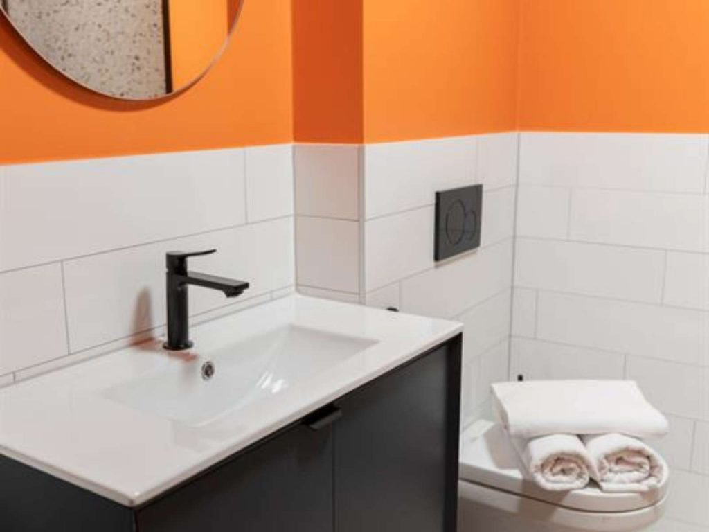 Badezimmer im Comfort Apartment "Space deluxe" im Radhotel Bodensee