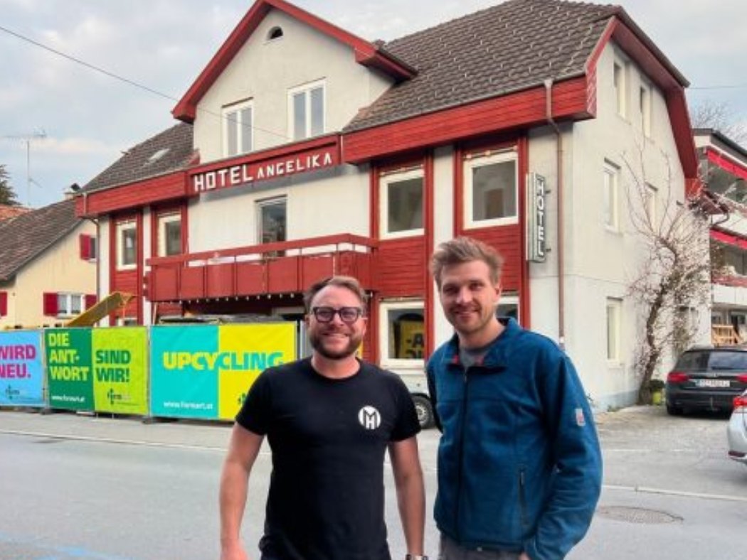 Die MAcher hinter dem Velotique-Hotel in Hard am Bodensee