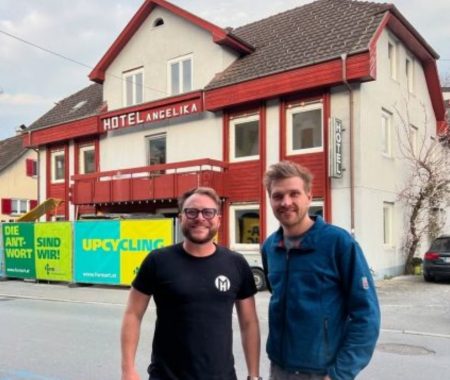Die MAcher hinter dem Velotique-Hotel in Hard am Bodensee